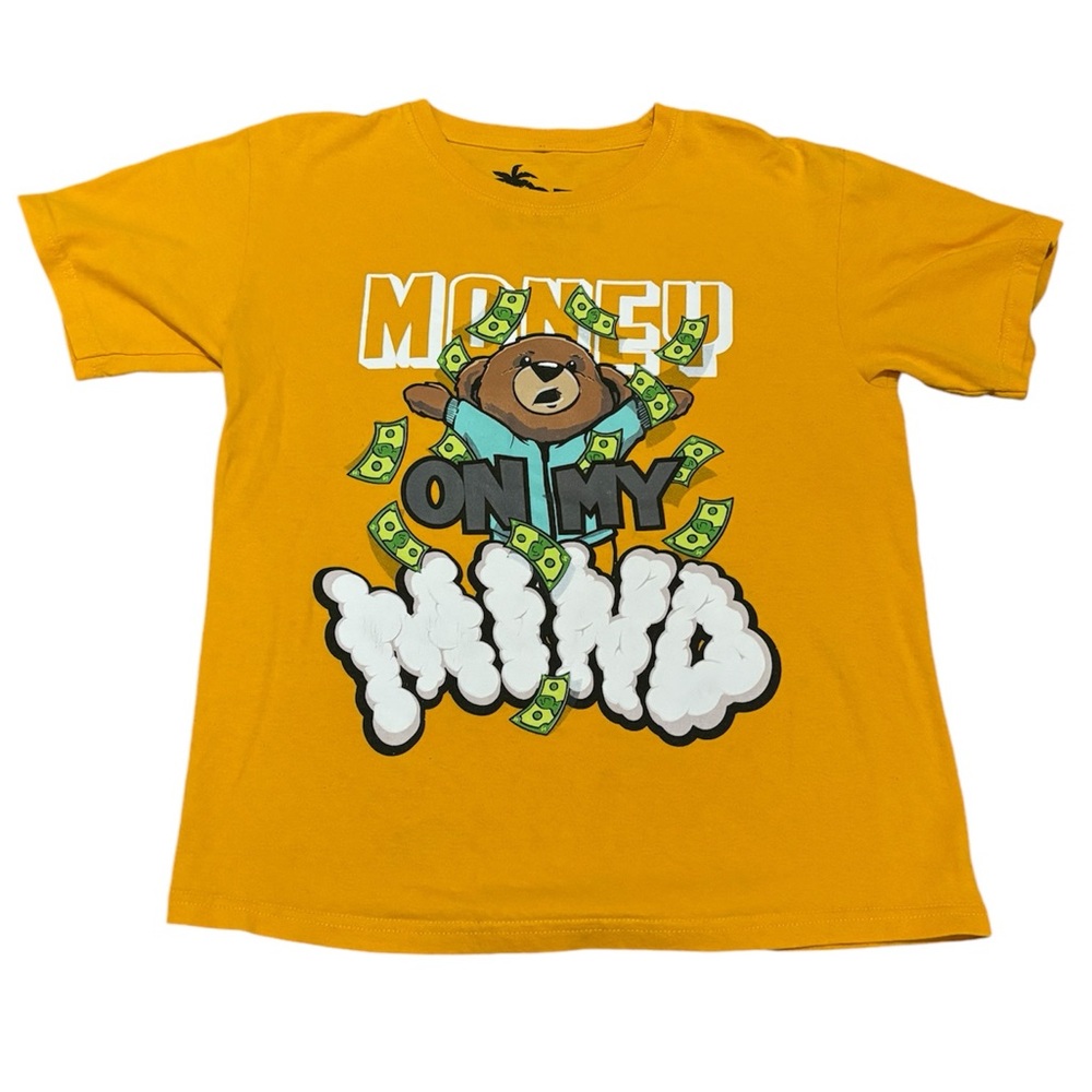 Vibes EUC Boys Mustard Yellow Shirt